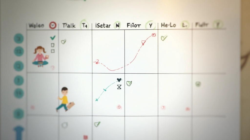 Dagelijkse gewoonten kalender